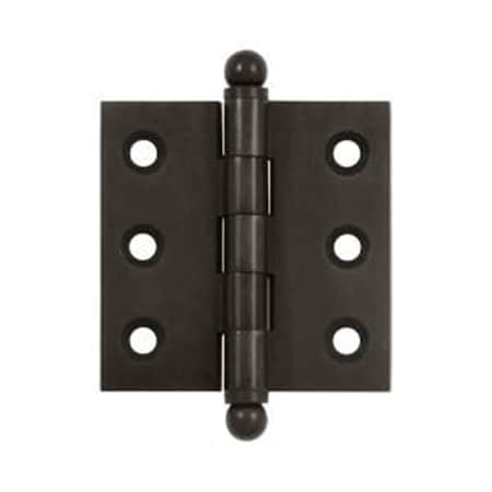 Patioplus 2 x 2 in. Hinge with Ball Tips- Oil Rubbed Bronze - Solid PA3232689